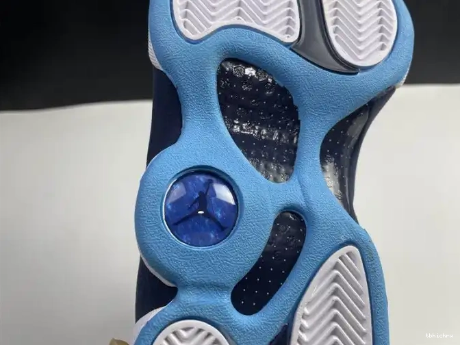 Rep TBK 13 Air Jordan Dark Powder Blue 414571-144 0602